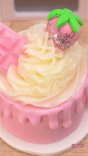 The Cutest Starbucks Mini Cake🌸 Satisfying ASMR | Mini Cake #shorts #asmr #miniature #minicake