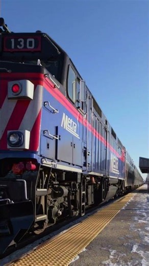 Metra F40 #130 Pushes Hard Out of Villa Park