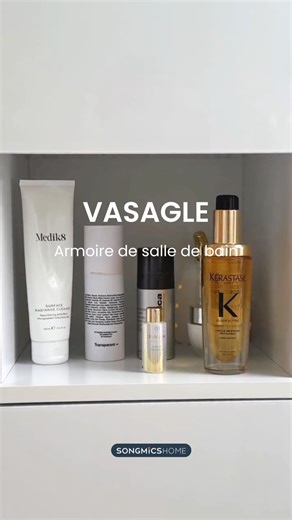 Gardez votre salle de bain bien rangée avec l’armoire de salle de bain VASAGLE – équipée d’un tiroir, d’étagères réglables et d’un compartiment ouvert pour tous vos essentiels. Apportez une touche d’élégance à votre coiffeuse avec la boîte à bijoux SONGMICS à 3 niveaux, avec couvercle en verre et tiroirs pour un rangement facile et organisé. Parfaite pour offrir ou se faire plaisir ! 💚💛 📸 : @murmrr.kriss 🛒Armoire de salle de bain : https://amzn.to/3Sn6olU 🛒Boîte à bijoux : https://amzn.to/4