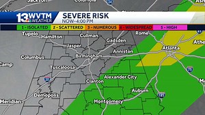 Impact Day: Track the storms in central Alabama; severe weather threat diminishing