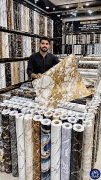 Self Adhesive Marble Sheet 😍 Kitchen & Wall Transformation Idea 🔥#MarbleSheet #HomeDecor #Kitchen