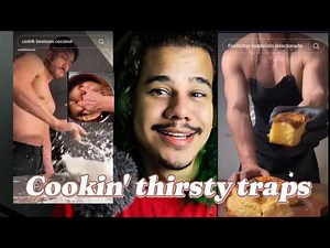 Cooking thirst traps reaction #thirstytrap #tiktokvideo #tiktok #react