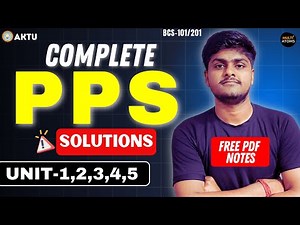 Programming for Problem Solving | PPS | ALL UNITS | One Shot | PYQs | BCS-101/201 | PYQs Solutions