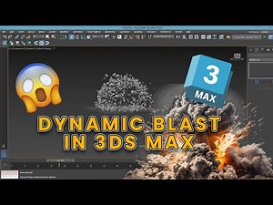 How to make Dynamic Blast effect In 3ds max 2023
