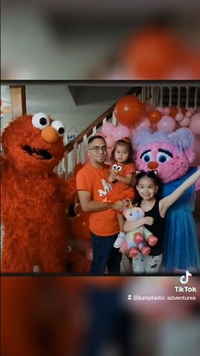 Houston Jumptastic Adventures Sesame Street Abby Cadabby and Elmo Singing Happy Birthday 🎂