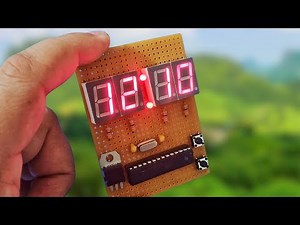 How to Make Digital Clock | Diy 7 Segment Digital Clock | Atmega328 Digital Clock