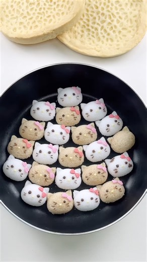 갸루부터 시작하는 달고나 쿠키 생활 Kitten Dalgona Cookie