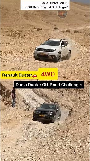 Duster 4x4 vs. The Hill: Ultimate Climb Test!" 💥🏔️#shorts