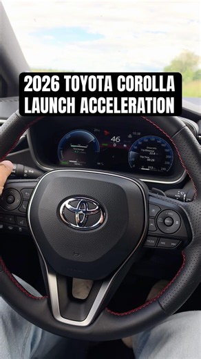 2026 TOYOTA COROLLA 2.0 HYBRID (178 PS) LAUNCH ACCELERATION #catchingcars #acceler8 #toyotacorolla