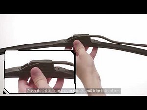 How to Fit MICHELIN Radius Beam Wiper Blades with Hook Fitting to Your Car