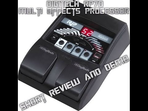 Digitech RP70 Guitar Effects Pedal, Review and Demo