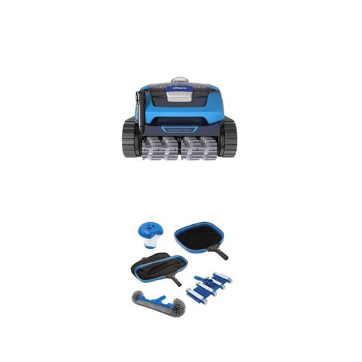 Polaris Freedom  Cordless Robotic Pool Vacuum and Manual Cleaning Kit Combo - The Home Depot