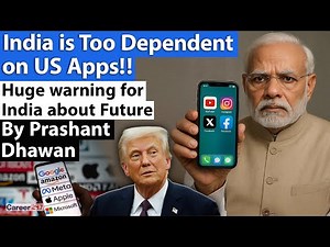 WARNING FOR INDIA from GTRI | Indians are too dependent on US Apps