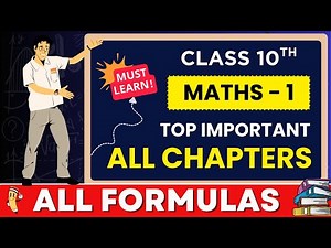 Class 10 Maths 1 All Chapter Formula 👌🔥| Algebra Formulas - Chapter-wise Revision | Board Exam 2026