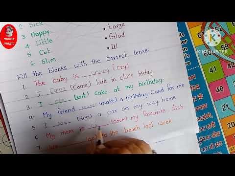 Class 5 English Half Yearly worksheet/Half Yearly English worksheet for class 5