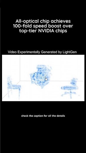 Optical chip LightGen processes AI tasks 100 times faster and more efficiently