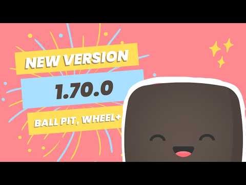 Update! Improved Calendar, Capacity estimator, Ball Pit, Wheel Spinner and lots more (V1.70.0)