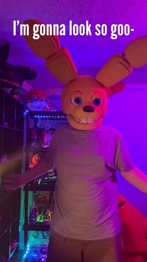 #guys I’m going to get a #haircut I’m so excited #fnaf #funny #springbonnie #cosplay #meme ￼