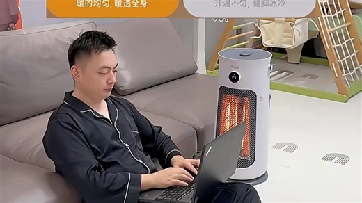 SOLEUSAIR舒乐氏加湿取暖器Nada家用暖风机节能电暖器办公室石墨烯远红外小太阳三合一遥控低躁SLS-JQN1&1764584155782