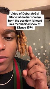 Video of Deborah Gail Stone where her scream from the accident is heard in a mechanical show at Disney 1974 #reels | Damarri Rogers