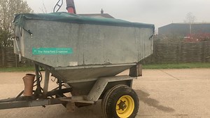 Peter Allen Single Axle Rota-Field Dispenser Feeder Trailer