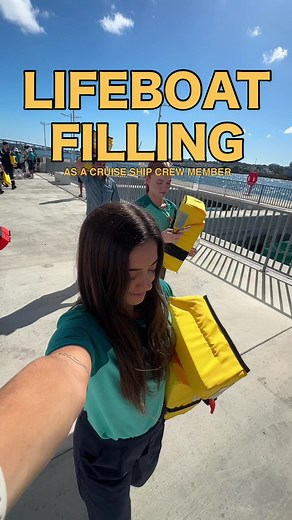 Life on a Cruise Ship: Filling a Lifeboat Experience