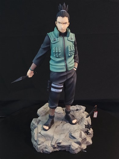 Shikamaru Nara Figurine - Naruto - 1/8 Scale 3D Resin - Hand-painted - Etsy UK