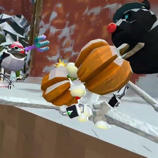 freaky robot #animalcompany #skit #funny #goopinvention #SUS