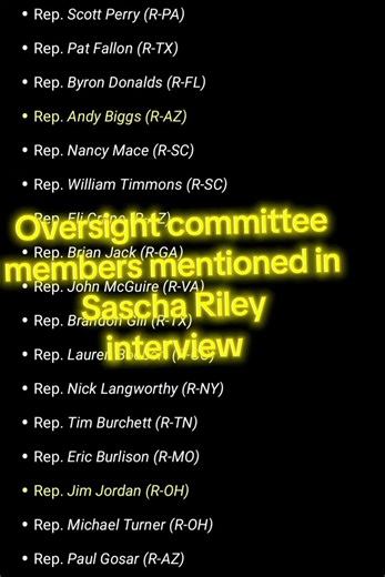 Sascha Riley Interview Highlights Oversight Committee Role