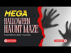 MEGA MAZE Halloween Haunt Maze 🎪💀 Customizable Portable Blow-Up Pop-Up Haunted House Rentals & Sales