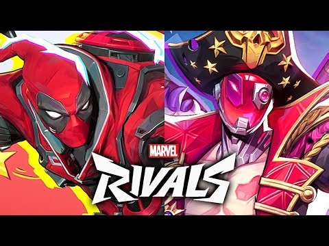 Marvel Rivals - All Deadpool Abilities, Skins, Emotes, Intro & MVP Animations (4K 60FPS)