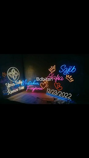 2.4K views | Exclusive Neon lighting products For order INBOX us 01988606060 WhatsApp #Bdbitan #interiordesign #valentines #gift | Bdbitan | Facebook