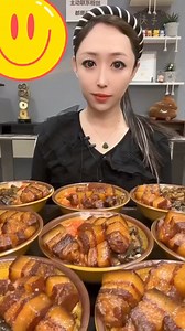 1.4M views · 16K reactions | 8 bowls of braised pork belly over rice Mukbang challenge | Hana Mukbang | Facebook