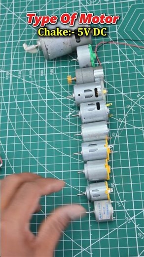 All Types 5V DC Motor #shorts #dcmotor #experiment