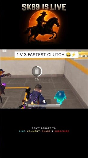 1 V 3 FASTEST CLUTCH 😂🔥 #fastestvehicles #fastest #bgmi #bgmilive
