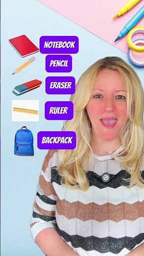 “¡Aprende en 1 Minuto: Vocabulario de Útiles Escolares en Inglés!”