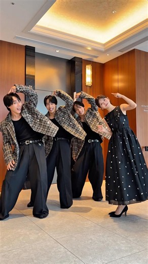 Thank you so much for the collaboration with Ami Komuro from the same agency, DAISUKI🕺✨☺️ #SatoTr...