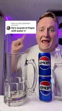 PEPSI & WATER?! WHAT’S NEXT? #shorts #pepsi #water #jameschugs