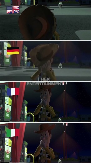 Woody Crying in different languages #toystory