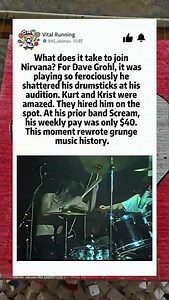 He Broke Drumsticks & Got Hired By Nirvana Instantly