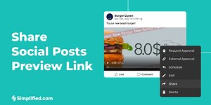 分享帖子和预览链接到草稿|Simplified