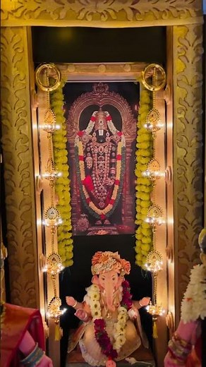Gauri Ganpati Decoration Final Reveal | Beautiful Festival Setup | DIY Decor