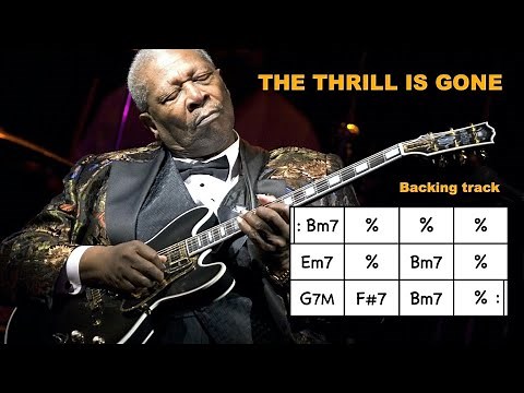 The Thrill Is Gone (B.B. King) - Backing Track