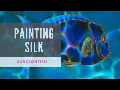 How to paint silk with Pebeo Setasilk Paints | Jean-Baptiste Fine Art