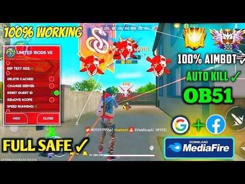 FREE FIRE HACK☠️OB51 FREE FIRE MOD MENU 🔥|| FF MOD MENU DOWNLOAD ☠️ FF MOD APK || FF MOD MENU TODAY 