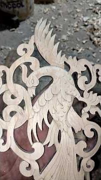 Tibaten wood carving। bird carving #wood