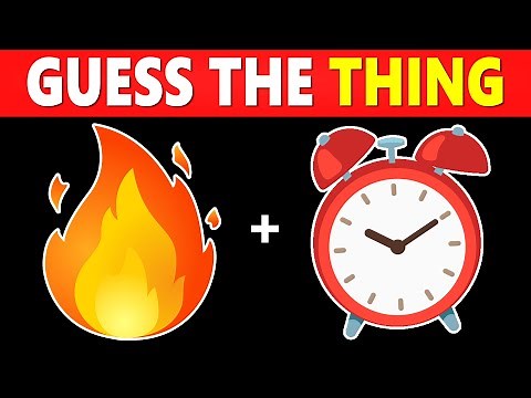 Guess the Thing by Emojis - 51 Things to Guess (Level Easy) Emoji Quiz