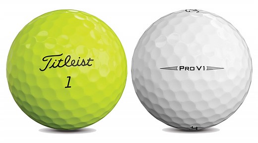 Yo, Gear Guy! Is there any difference between yellow and white Pro V1s?