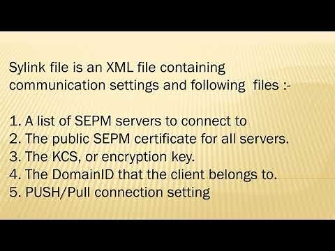 How to export Communication Setting#sylink from Symantec Endpoint Protection Manager