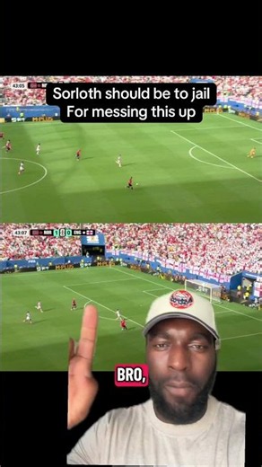 Sorloth should go to jail for messing this up! #sorloth #worldcup2026 #englandvsnorway